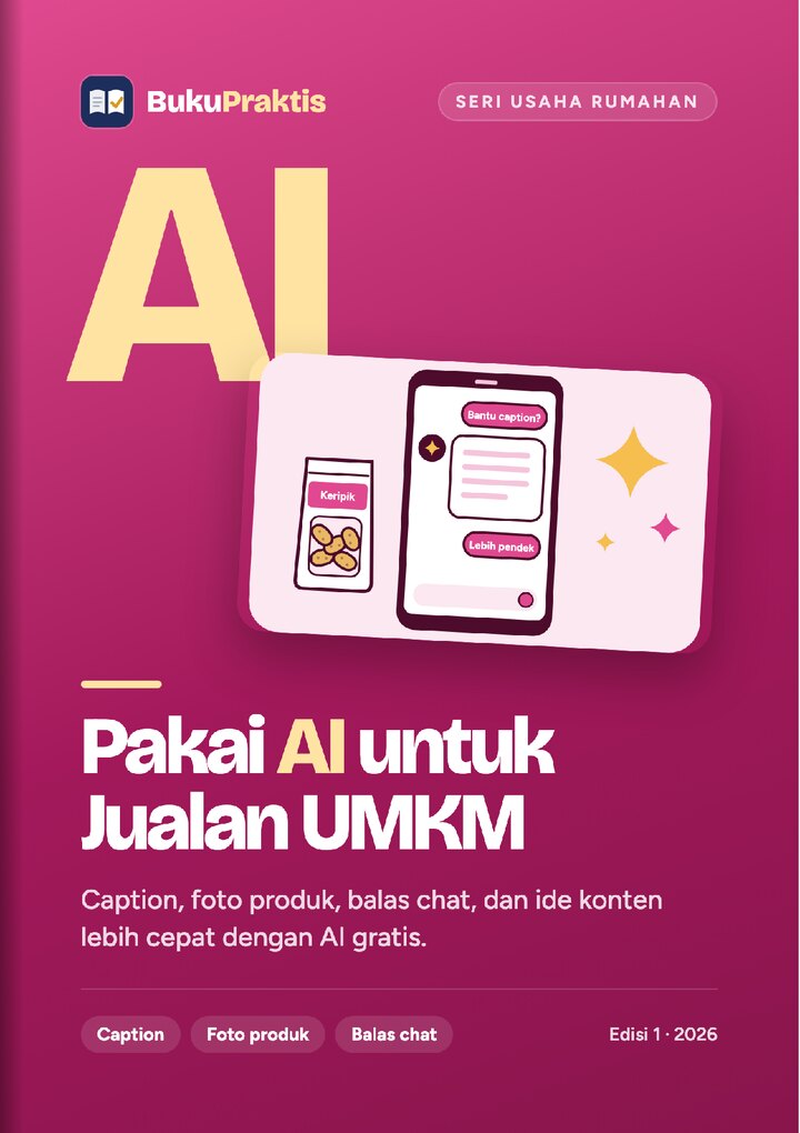 Sampul Pakai AI untuk Jualan UMKM