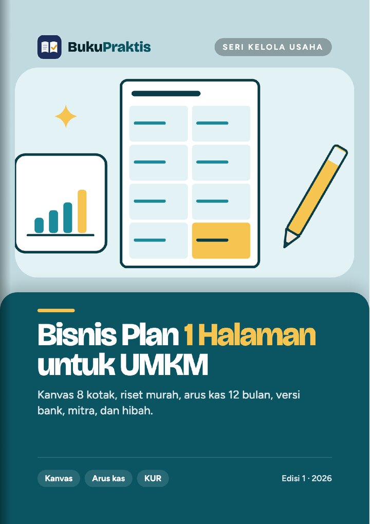 Sampul Bisnis Plan 1 Halaman untuk UMKM
