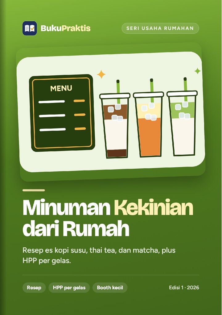 Sampul Minuman Kekinian dari Rumah