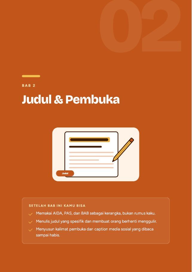 Contoh halaman Copywriting yang Menjual