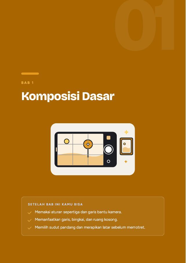 Contoh halaman Fotografi Ponsel