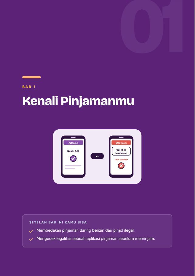 Contoh halaman Keluar dari Jerat Pinjol dan Paylater