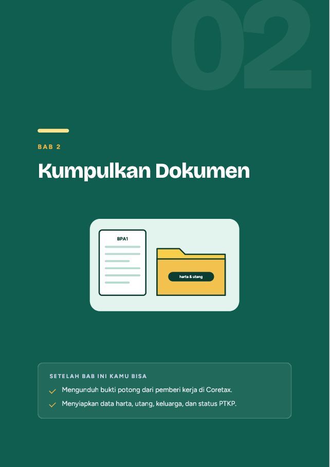 Contoh halaman Lapor SPT Tahunan Lewat Coretax