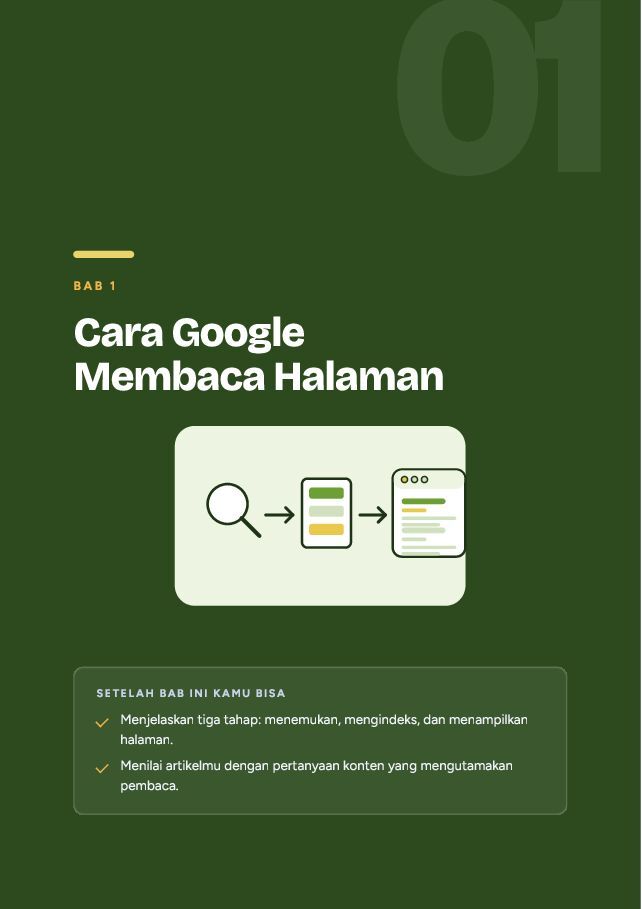 Contoh halaman Menulis Artikel Blog yang Muncul di Google
