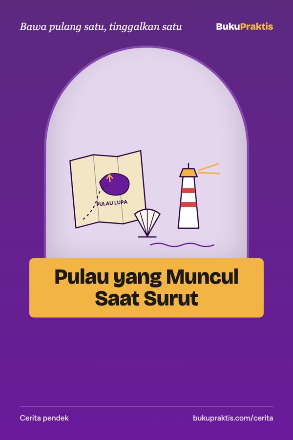 Sampul Pulau yang Muncul Saat Surut